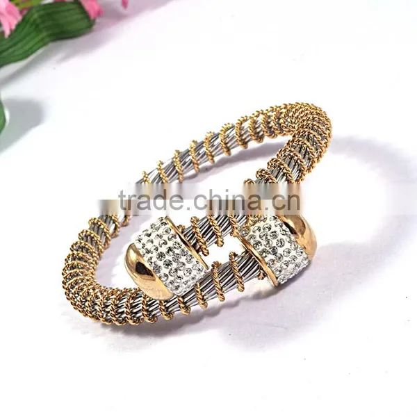 Bicycle Accessories Gold Plated Jewelry Stainless Steel Bangle photo-3