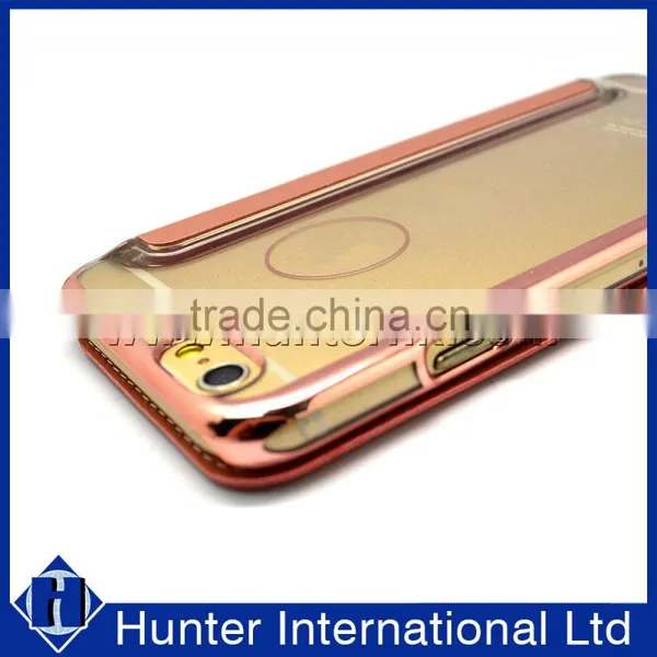 Electroplate Rose Gold Wallet Case For Iphone6S photo-3