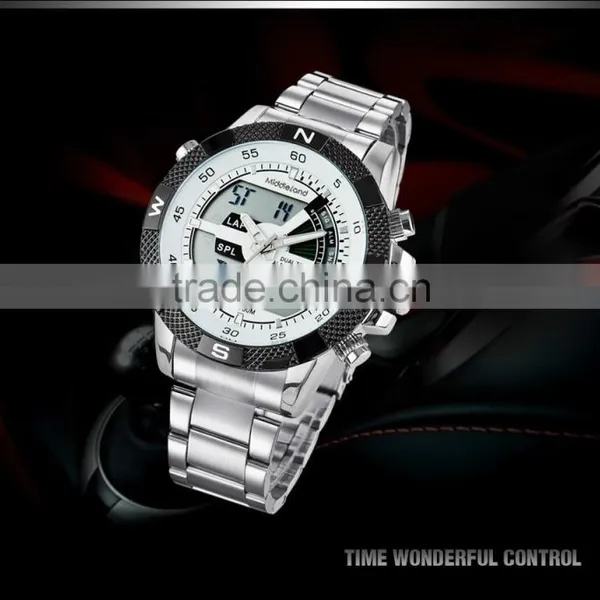 Chinese MIDDLELAND Products Sold Sporting Goods Waterproof Stainless Steel for Crystal Watch in China Factory photo-2