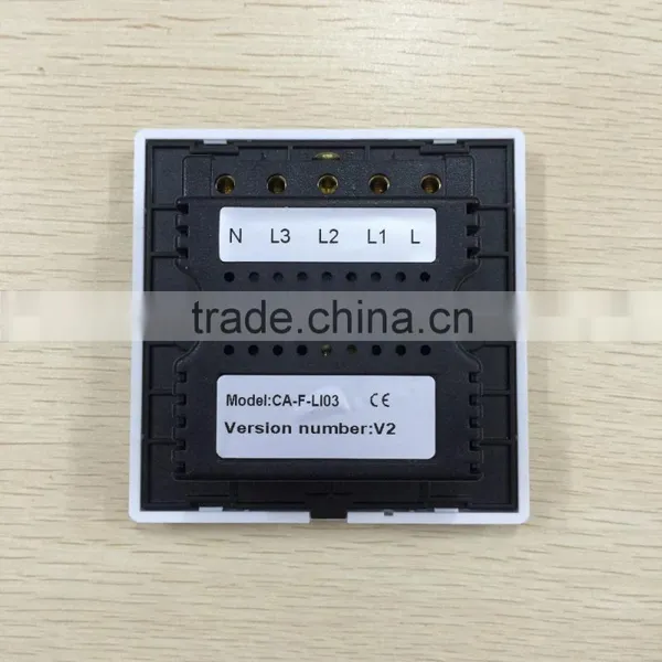 3 Gang Touch Sensitive Light Switch, Wireless Light Switch photo-2
