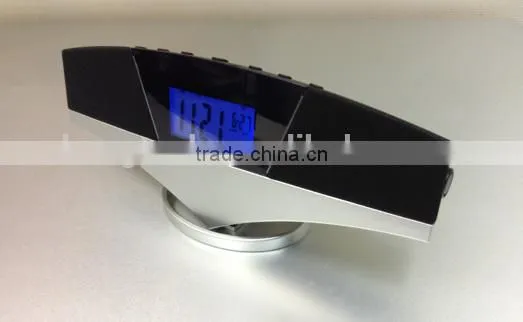 Super Quality Stylish Desktop Multimedia Speaker Alarm Clock Radio photo-2