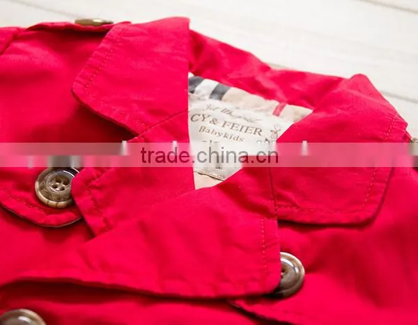Spring and Autumn Children's Coat Girls Jacket Kids Thick Wind Coat photo-6