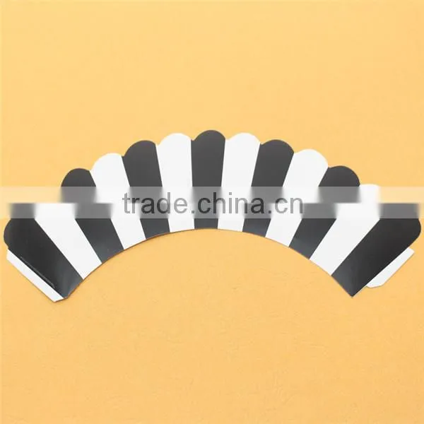 Colorful Red Striped Cupcake Wrappers Wedding Supplies Cake Decoration photo-3