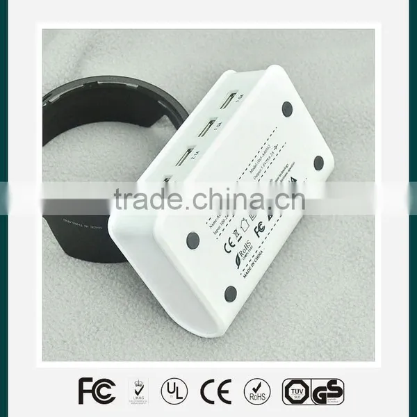 4port Usb Mobile Phone Travel Charger/travel Adapter for Smart Phone, Tablet With UL,CE,FCC,ROHS Certificates photo-2
