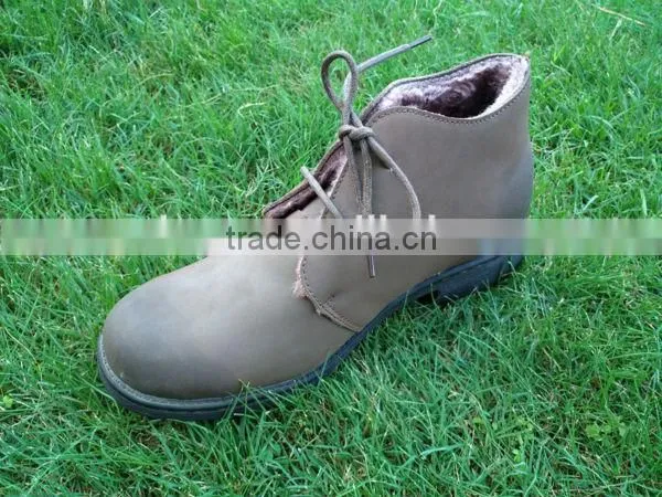 Wholesale Leisure Leather Shoes Leather Work Shoes Steel Toe Safety Shoes Order photo-3
