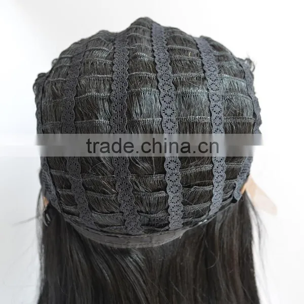 High Quality Brazilian Human Hair Front Lace Wig, Black Women Remy Straight Front Lace Wig photo-6