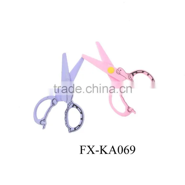 KA069 Kids Students Uses Colorful Turtles Style Students Scissors Perkakas Rumah Tangga