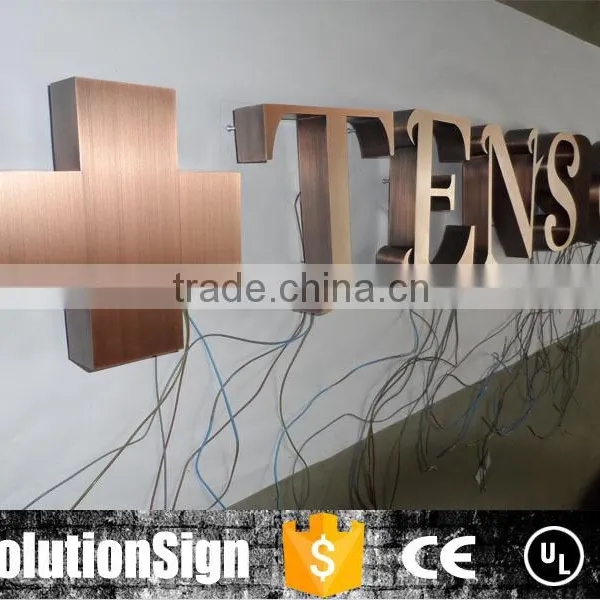 Metal Frame Acrylic Faces LED 3D Shop Letter Sign photo-4
