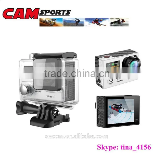 Dual Screen WiFi 4K 15fps Ultra HD 1080p Sport Camera photo-2