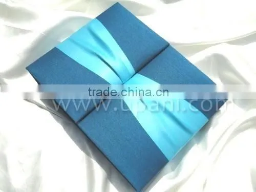 Dupoini Silk Wedding Invitation Box photo-5