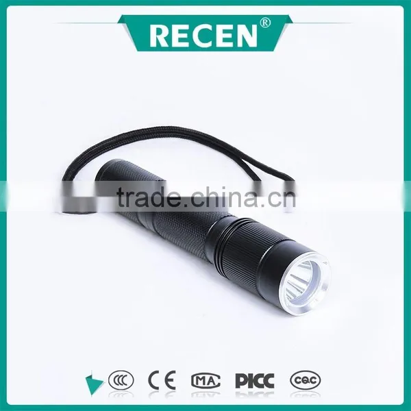 long range harsh environment 3w Portable Led rechargeable solid micro glare explosion-proof flashlight , mini size torch