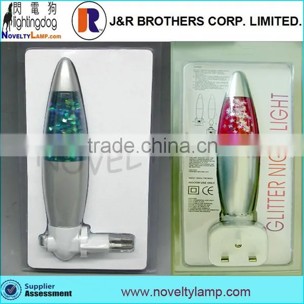 7" Mini Glitter Lamp Small Glitter Night Light photo-2