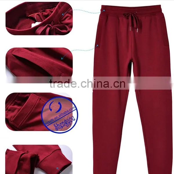 2015 Men Polyester/cotton Jogger Pants Wholesale Rib Pants photo-5