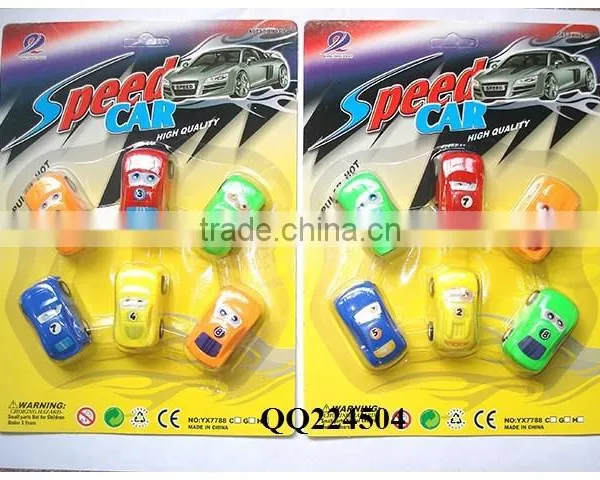 2016 6PCS Plastic Mini Car Pull Back Car Promotional Gifts Small Toy Car Mini Toy Car photo-2