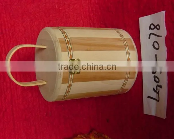 Buckets Coolers Holders Wooden Barrel Wooden Cask Wooden Bucket Ice Wood Bucket photo-2