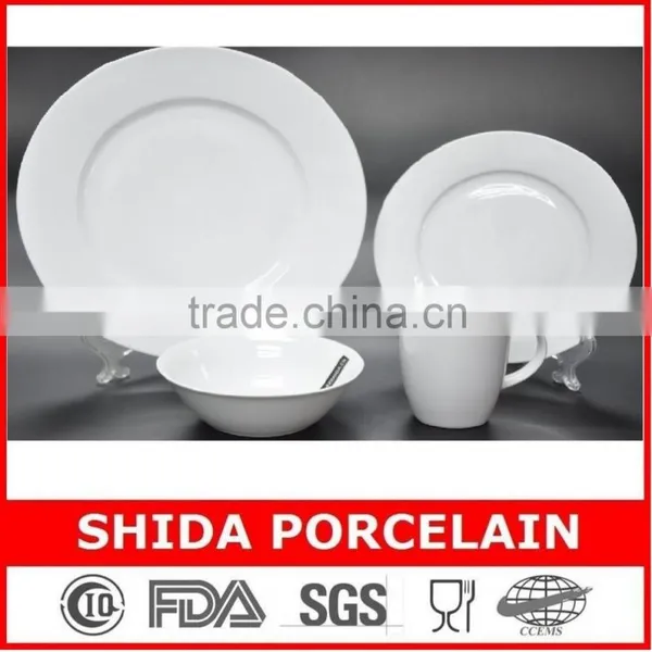 Factory Direct Supply Fine Super White Porcelain 16pcs Dinner Set