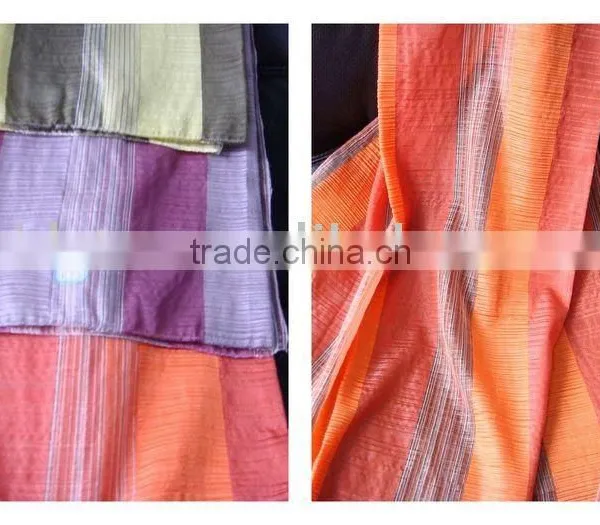 Organza With Line Curtain Fabric