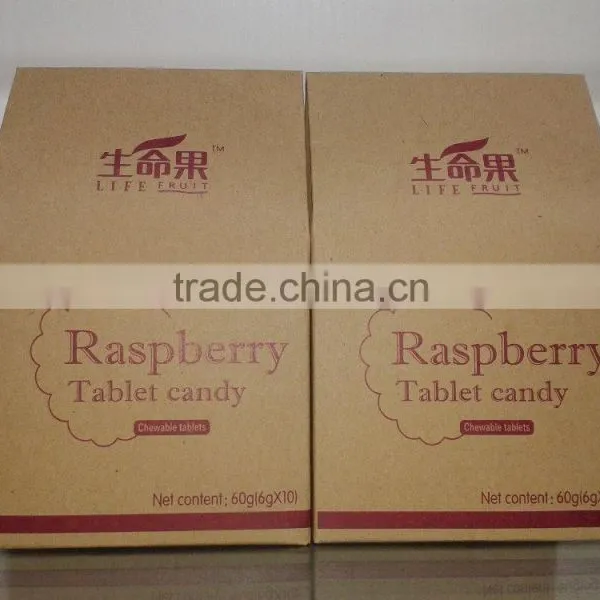 Raspberry Tablet Candy