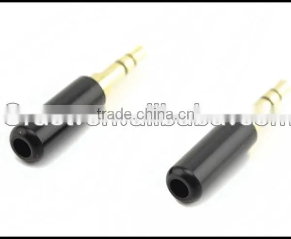 Audio Gade OEM Hi End Gold Plated 3.5-B Gold Plated 3.5MM Male Headphone Terminal Black photo-2