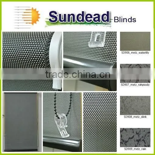 New Design Sunscreen Blackout Shiny Vinyl Roller Blind Fabric Meet Child Safety Regulation With Hook photo-6