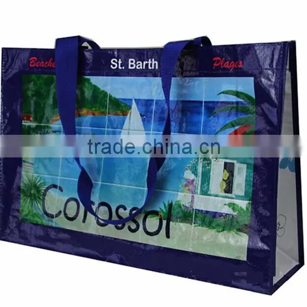 Custom Nice Eco-friendly Good Quality PP Woven Shoulder Bag