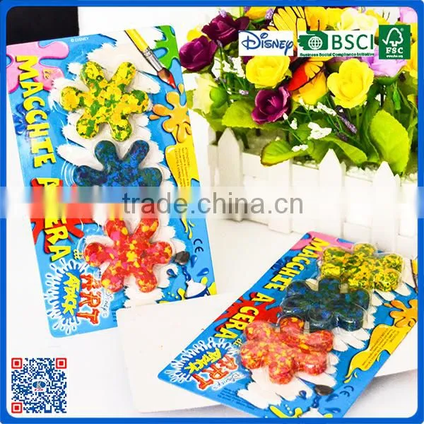 2016 Wholesale Flower Shaped Crayon Into Blister Card for School Kids photo-3