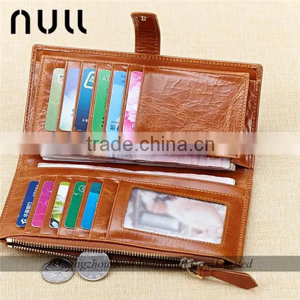 OEM Handmade Stylish Vintage Materal Multi-card Purse Holder Design Your Own Leather Purse photo-5