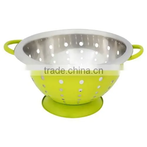 Steel Colored Colander