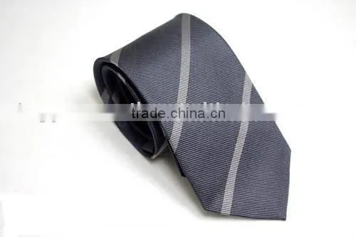 Striped 100%polyester Neckties Wholesale