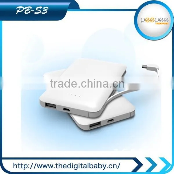 Hot Sale!High Quality Power Bank 5000mah for Travel Set photo-2
