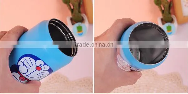 Cartoon Stainless Steel Water Bottle With Straw photo-6