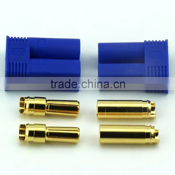 EC5 Banana Plug and Socket,24k Gold Connector Banana Plug
