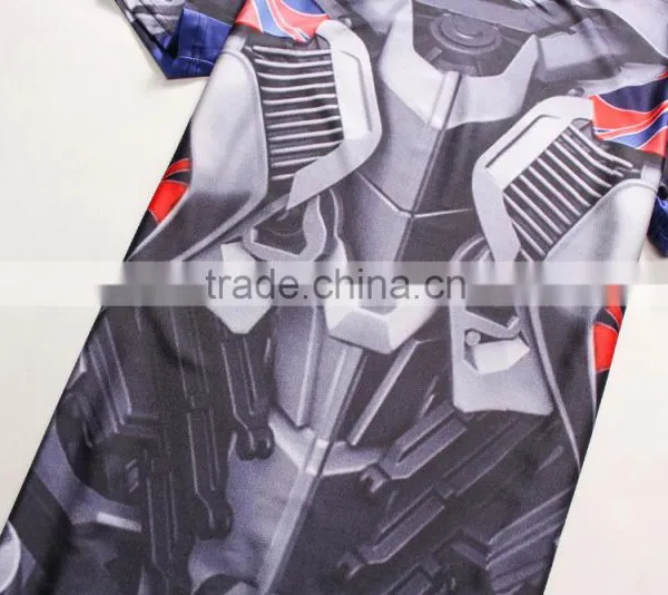 Men Custom Design Dri Fit Sublimated t Shirt Printing Running Tight t Shirt photo-5