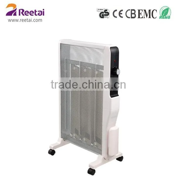 2015 Mica Radiant Heater With Tip-over Switch, Overheat Protection, Adjustable Thermostat