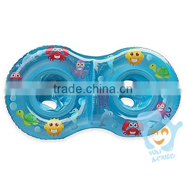 Cheap Custom Pvc Inflatable Twin Swim Ring photo-4
