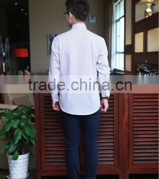 100% Cotton Striped Men's Shirt photo-2