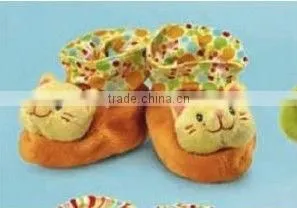 Soft Cat Head Plush Baby Shoes