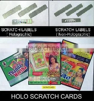 Scratch Off Label Stickers