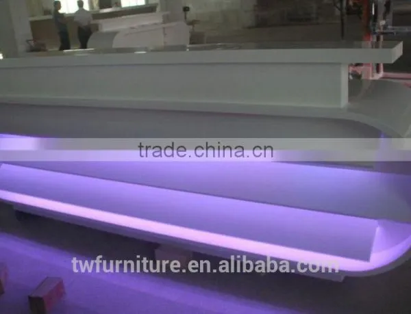 Beautiful Special Modern Design Beauty Salon Furniture Reception Desk photo-3