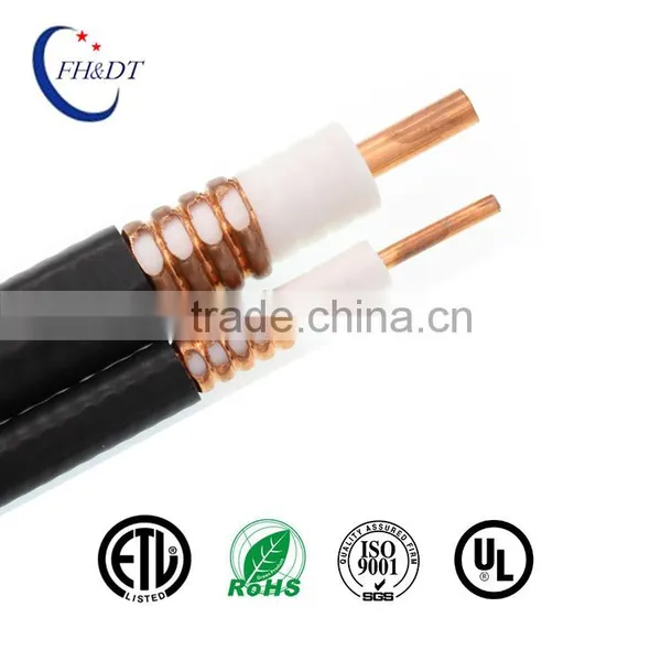 Hot Sale 50ohm Helical Corrugated Copper Tube Coaxial Feeder Cable 1/2 photo-2