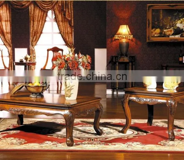 Wooden Tea Table Design High Class Large Rectangular Coffee Tables (NG2665) photo-2