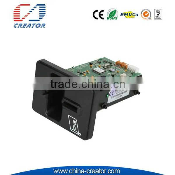 Читатель дип-карт, с возможностью чтения/записи RFID/IC-карт, чтения магнитных карт, с интерфейсами RS232 и USB