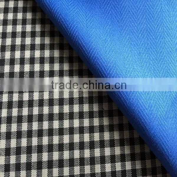 45% Wool 55% Polyester Checked Fabric for School Uniform photo-2