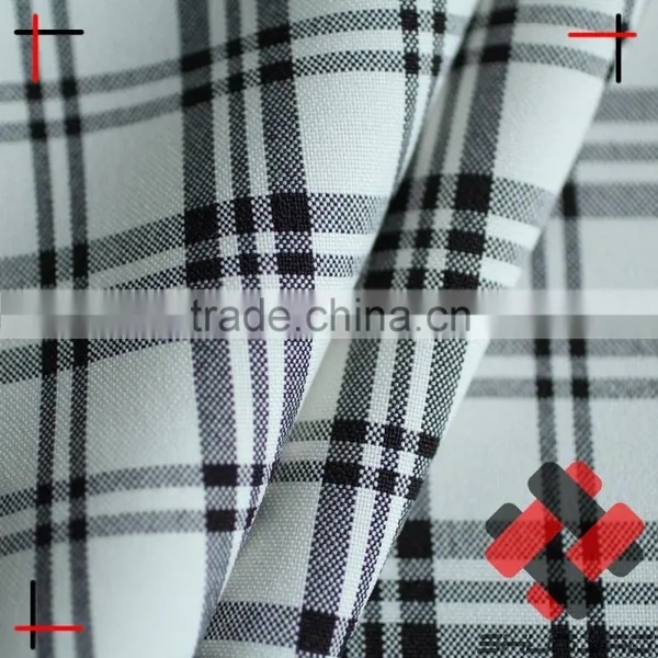 Polyester Cationic Plaid Mini Matt Fabric for Uniform photo-5