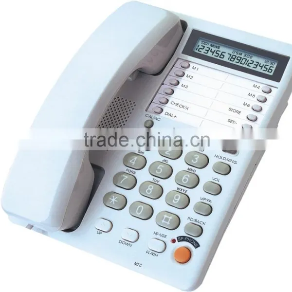 Hot Selling Hotel Telephone Factory Hands Free Headset Caller id Phone Consulta Telefone
