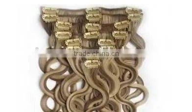 Factory Price Supply Kinky Curly Clip in Hair Extensions photo-2