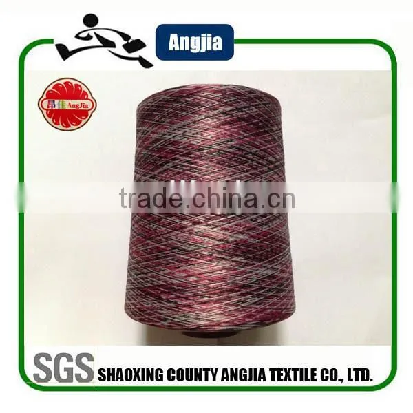 Polyester Space Dye Yarn for Socks Knitting photo-2