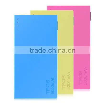 Family Use Ultra Slim Aluminum Case Charge Power Bank 5000mAh for Smartphones photo-5