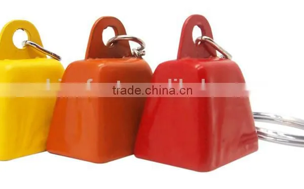 Small Cow Bell Keychain in Custom Color With Logo Printing for Promo as Gift photo-5
