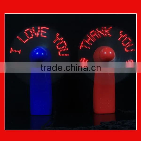 Led Message Fan Programmable Led Message Handheld Fan photo-3
